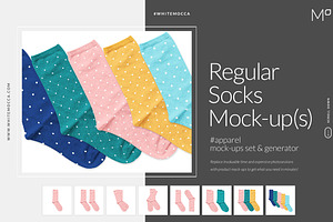 Socks Mockup Generator Mock-ups Set