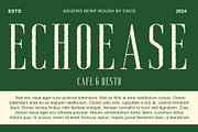 Aguero Serif Rough, a Serif Font by Craft Supply Co. (Thumbnail 2 of 8)