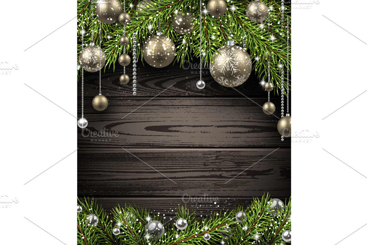Big golden Christmas & New Year set, a Decorative Illustration by Vjom (Photo 14 of 30)