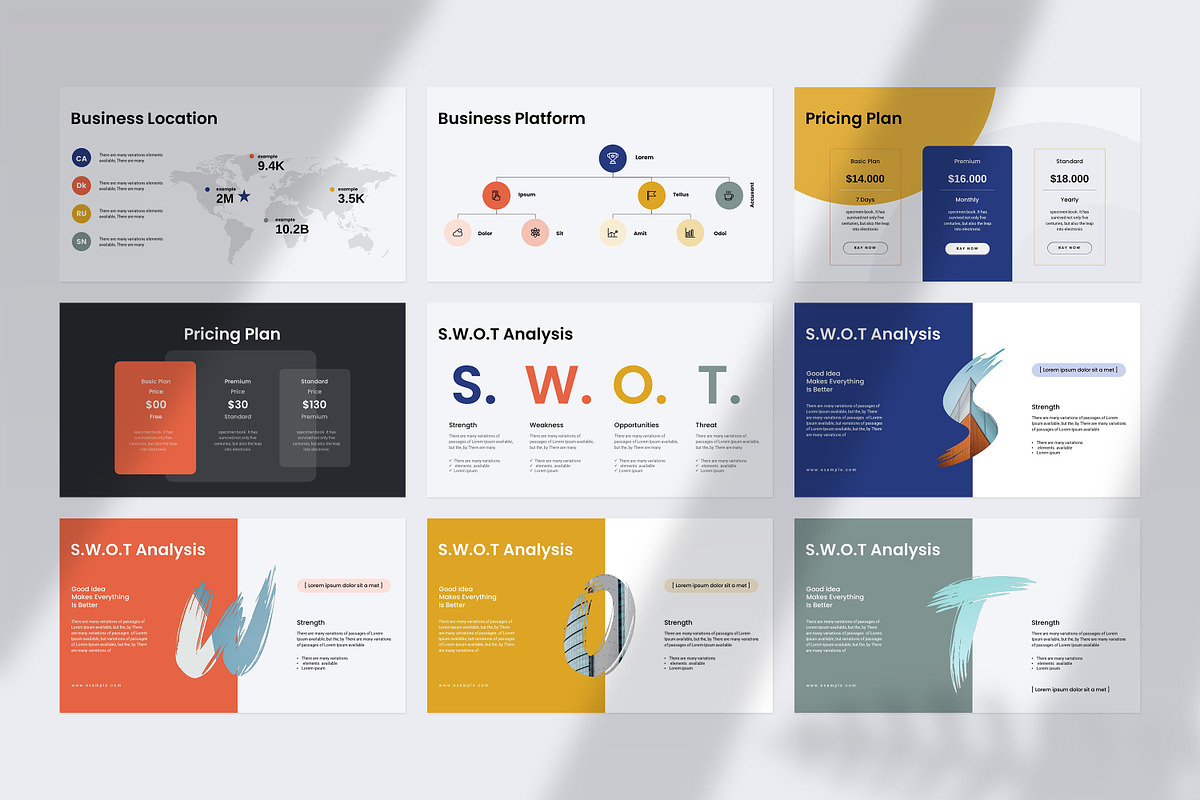 Business Pitch Deck Template, a Presentation Template by slidestock55 (Photo 12 of 16)