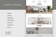 Minimalistic Wix Website Template, a Wix Template by Sechi Design Co (Thumbnail 3 of 5)