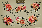 Nostalgia Rose Floral Clip Art, an Object Graphic by Eclectic Anthology (Thumbnail 8 of 14)