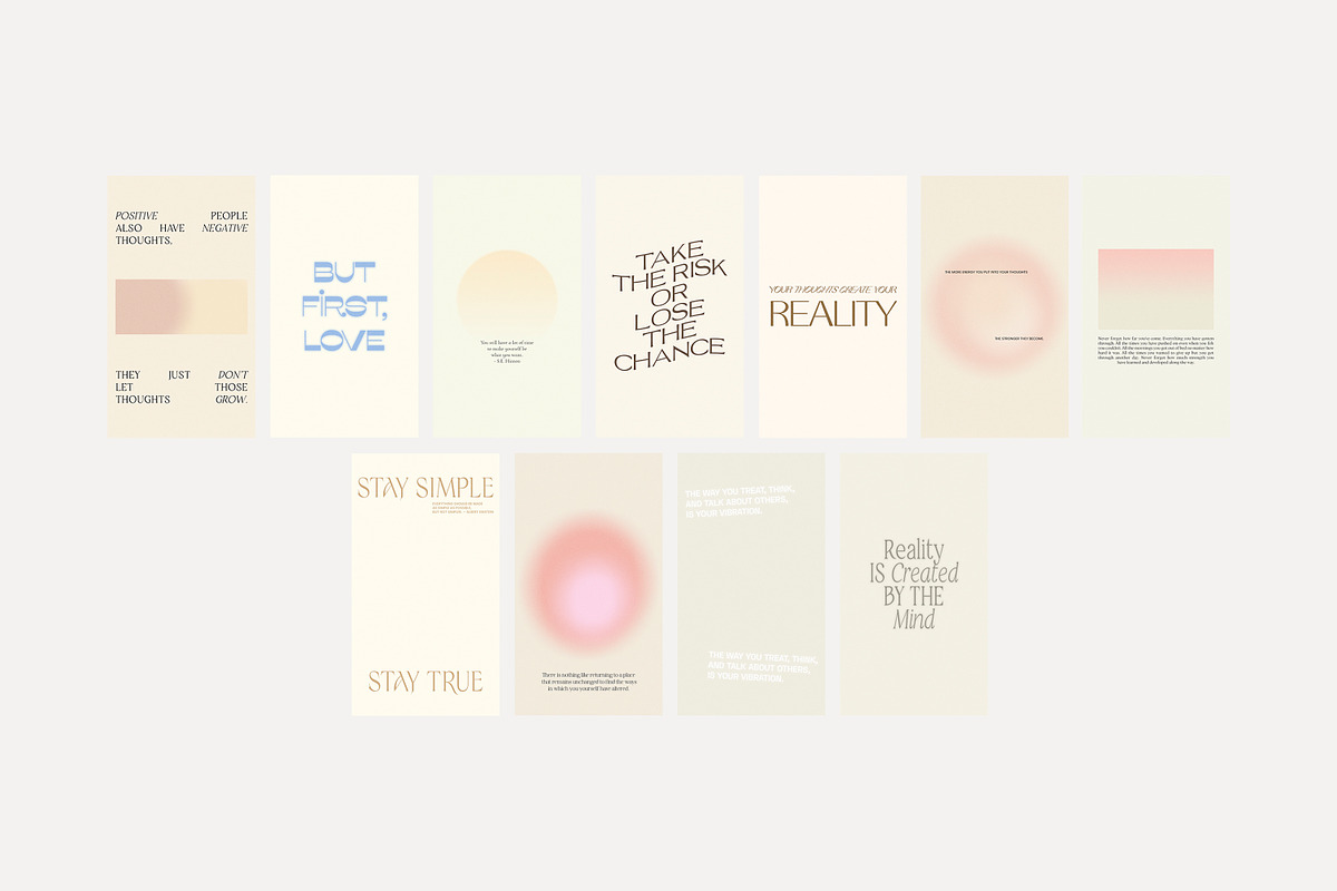 Instagram Quotes Posts Stories PS, a Social Media Template by Love Radiation Studio (Photo 20 of 22)