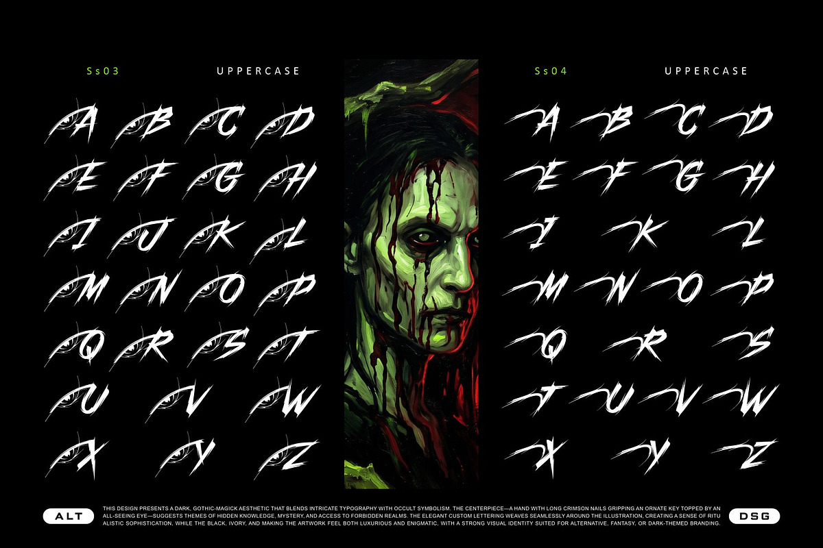 Trash Brutal Typeface, a Script Font by alit design (Photo 5 of 20)