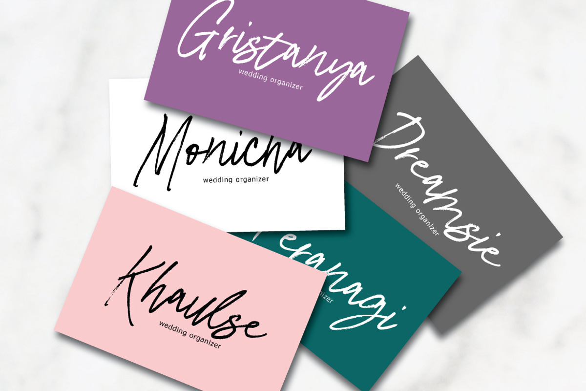 Surfiland - Handwritten Brush, a Handwritten Font by tebaltipislab (Photo 4 of 10)