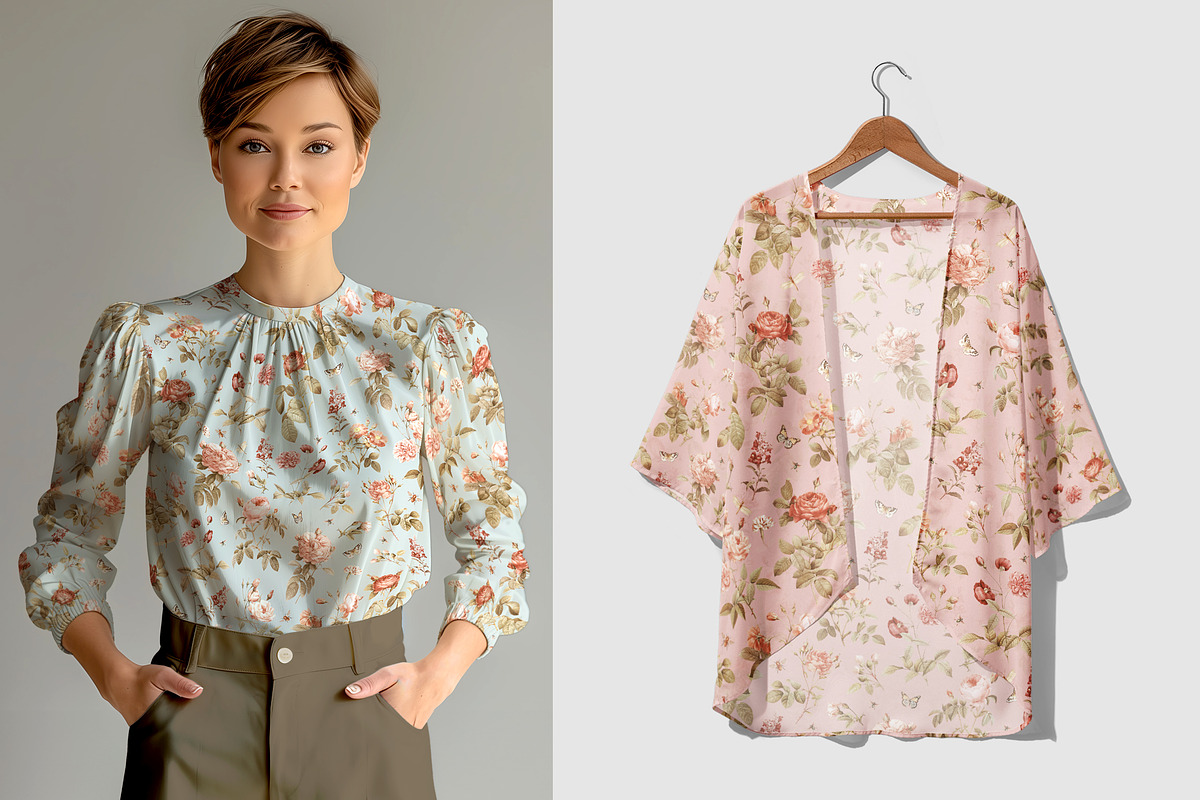 Vintage Boho Rosarium Pattern, a Pattern Graphic by Yello_illustration (Photo 11 of 15)