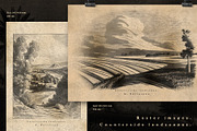 VINTAGE ENGRAVING LANDSCAPES, an Illustration by Luna Dreams (Thumbnail 3 of 6)