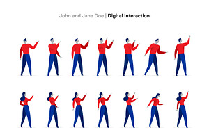 Posable People Device Interaction