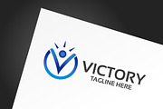 Victory Logo Template, a Branding & Logo Template by wakgraphic (Thumbnail 3 of 3)
