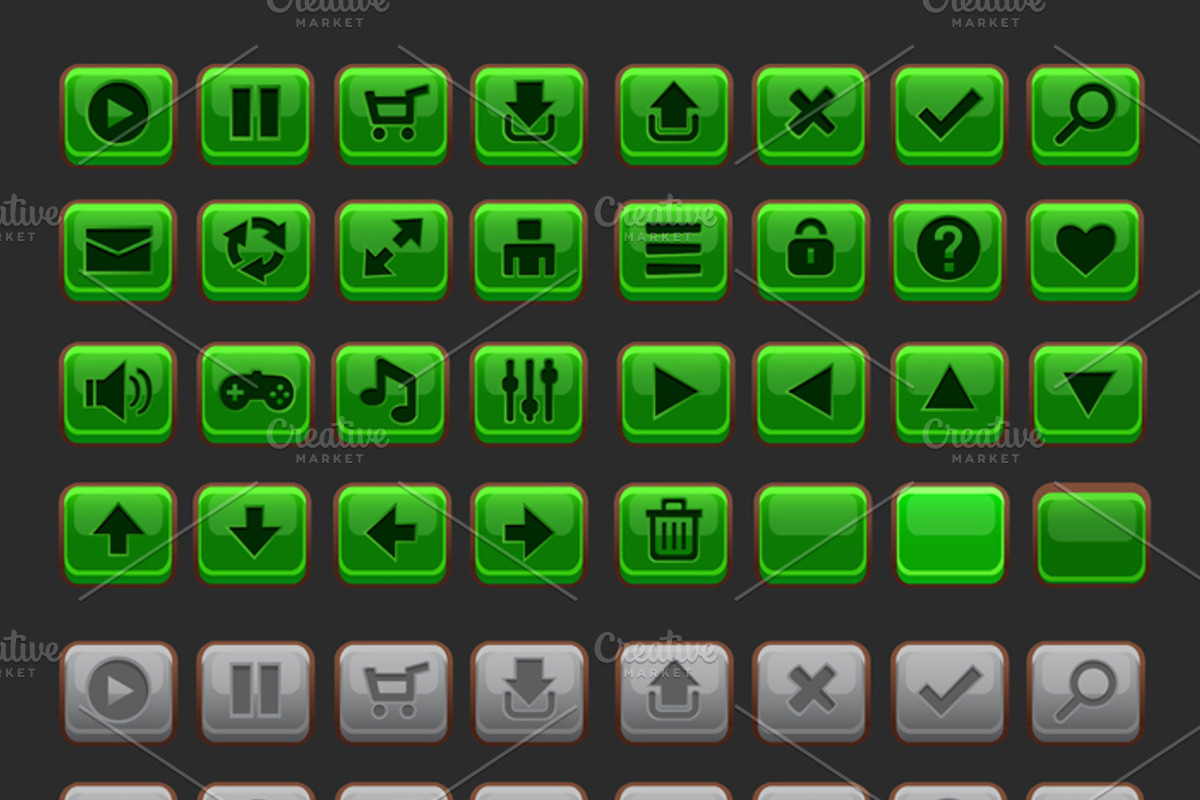 Universal Game GUI Pack, an Illustration by Saranai Store (Photo 14 of 14)
