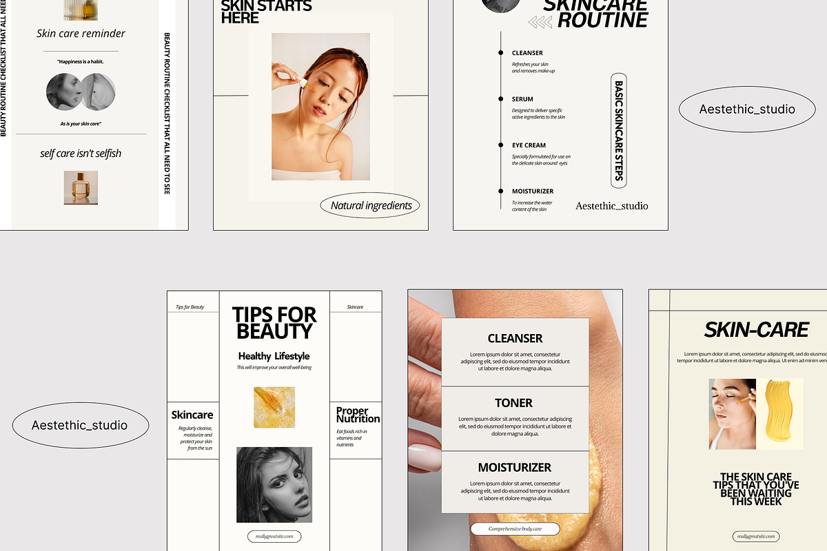 NICOLE / Social Media Kit, a Social Media Template by GothicStudio (Photo 8 of 9)
