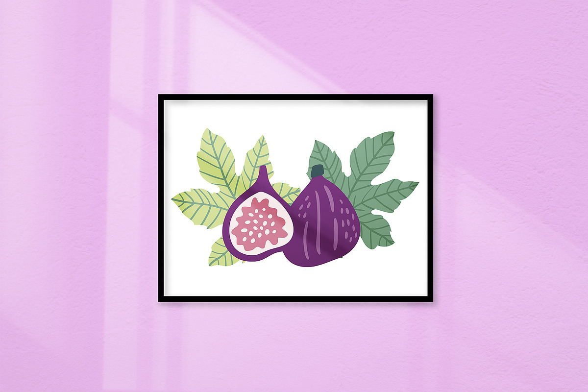 Figs pattern collection, a Pattern Graphic by Yamurchik (Photo 13 of 13)
