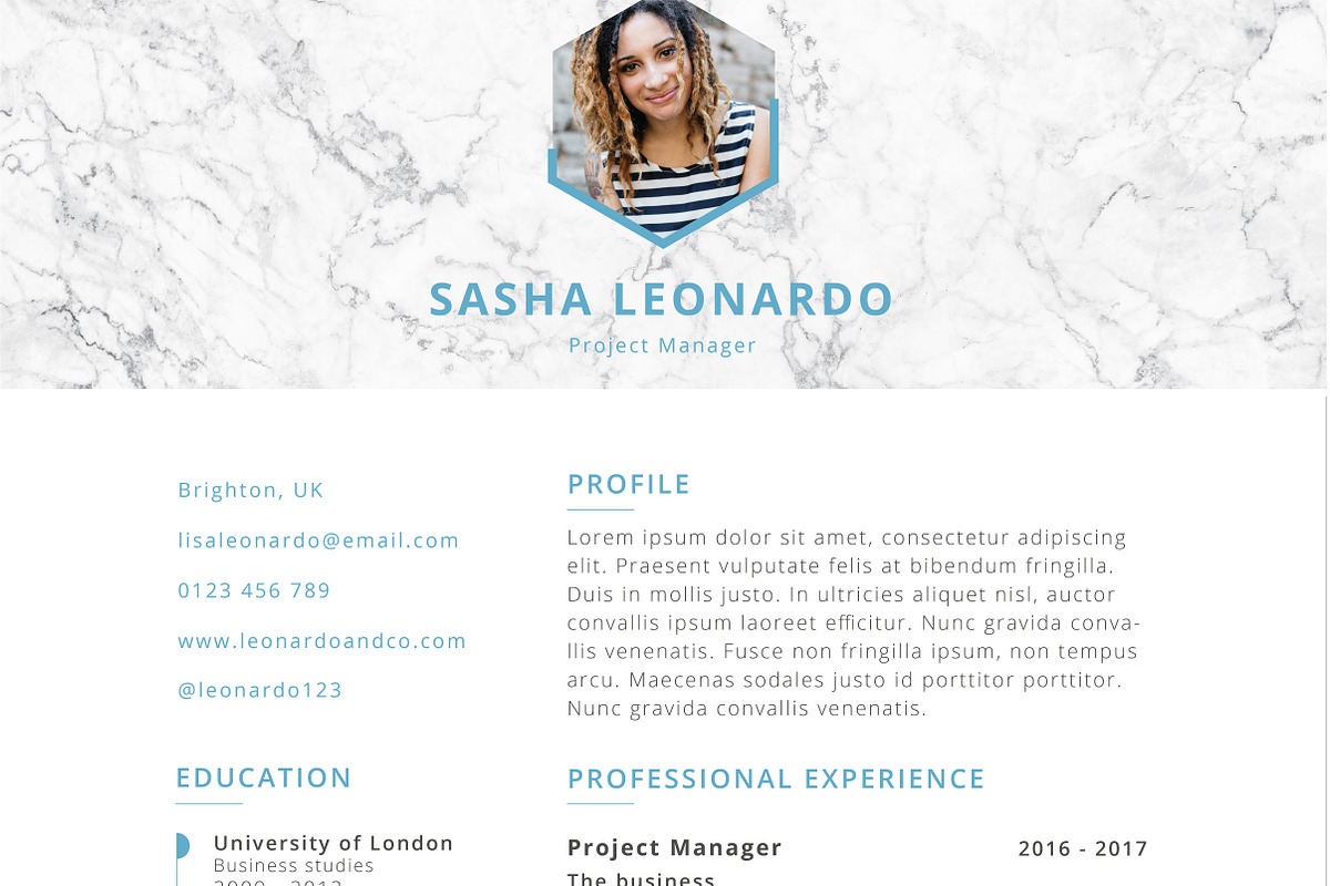 Resume Template 2-Page | Leonardo, a Resume Template by AAO.Design (Photo 6 of 6)