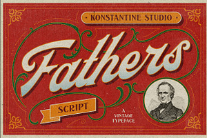 Fathers - Vintage Old Lettering Font