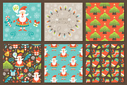 Christmas set with Santa, an Illustration by piyacler (Thumbnail 2 of 2)