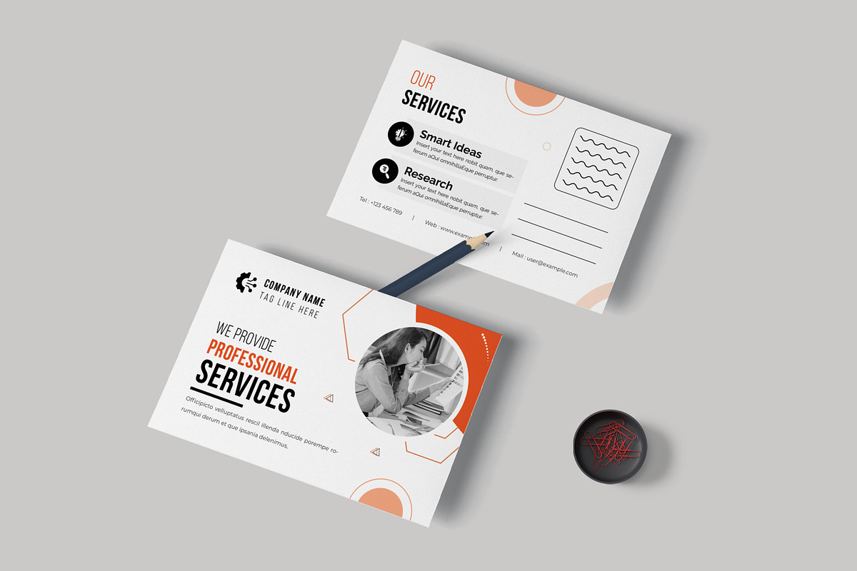 Professional Business Postcard, a Stationery Template by ContestDesign (Photo 2 of 2)