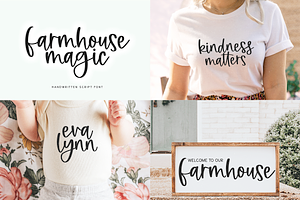 Farmhouse Font Bundle Part Three