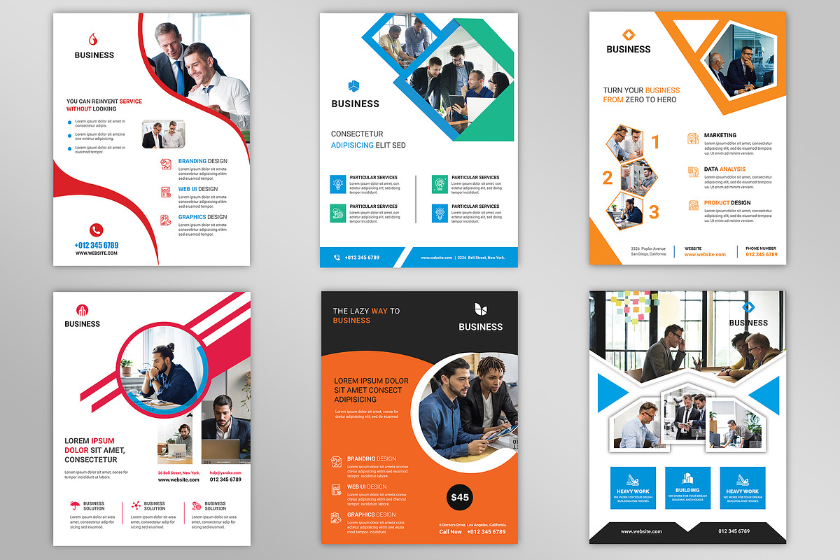 500+ Flyers Mega Bundle 99% OFF, a Flyer Template by Imagine Design Studio (Photo 79 of 98)