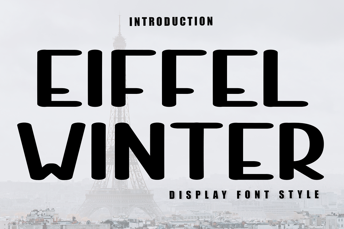 Eiffel Winter, a Script Font by InermediaSTUDIO (Photo 1 of 8)