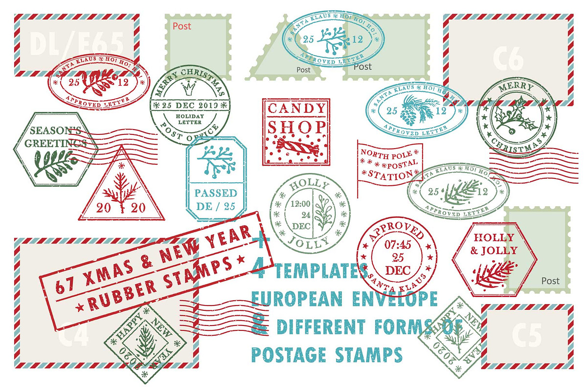 Christmas post creator, a Decorative Illustration by Zimages (Photo 6 of 7)