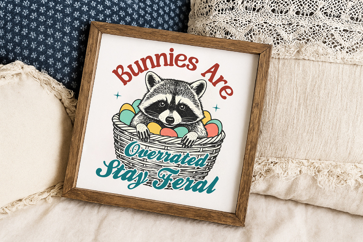 Bunnies Are Overrated PNG, Stay Fera, an Illustration by Libby Wishes (Photo 4 of 6)