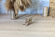 Helicopter - Laser Cut File, an Object Graphic by VectorPainter (Thumbnail 10 of 13)