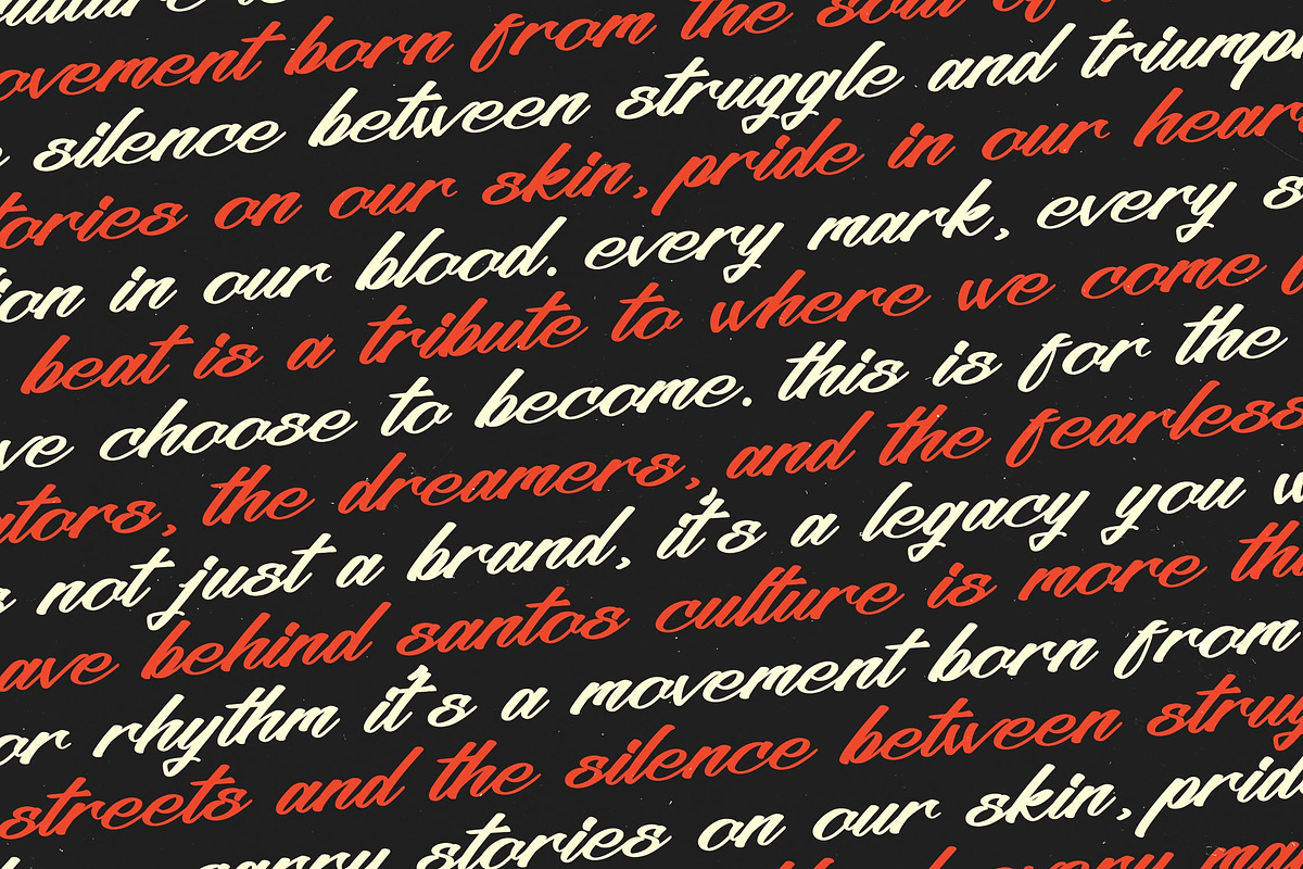 Santos Kulture Modern Calligraphy, a Script Font by stylishtype.co (Photo 15 of 20)