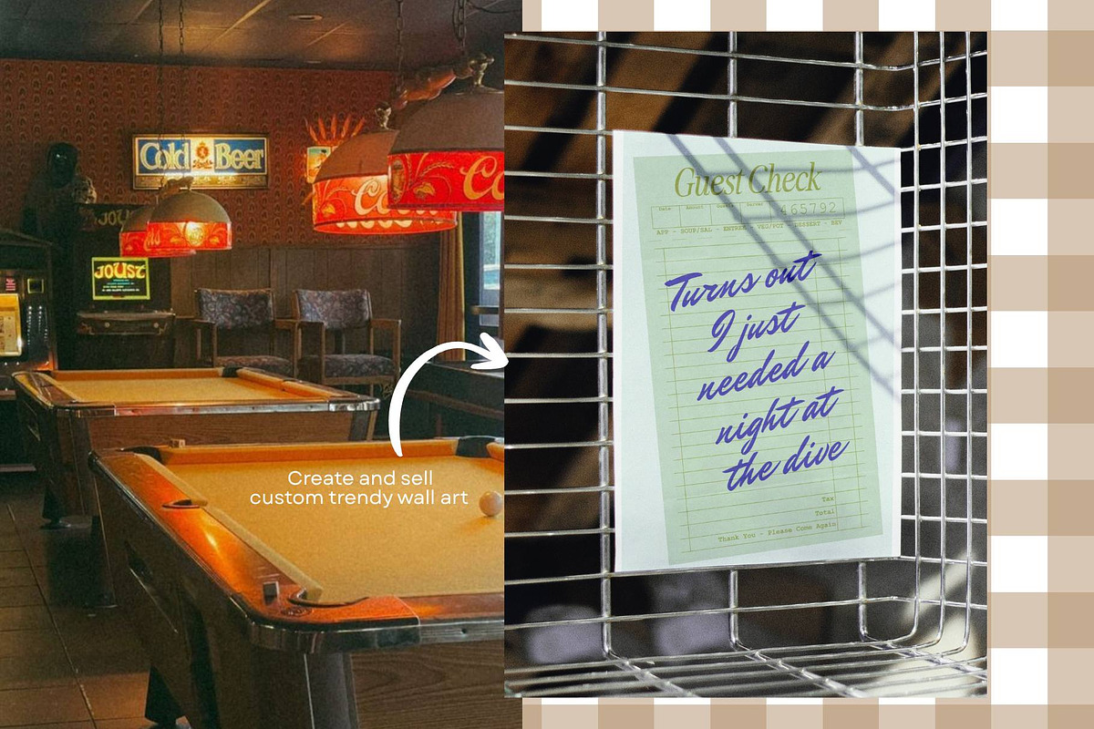 Guest Check Restaurant Bundle, a Background Graphic by Factoryluv Shop (Photo 5 of 9)