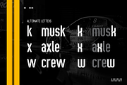 Racer, a Sans Serif Font by Foundry73 (Thumbnail 5 of 8)
