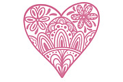 Hippie & Boho Heart, Procreate Stamp, a Brush Add-On by Sense Library (Thumbnail 6 of 19)