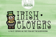 Irish Clovers, a Serif Font by Brittney Murphy Design (Thumbnail 1 of 2)