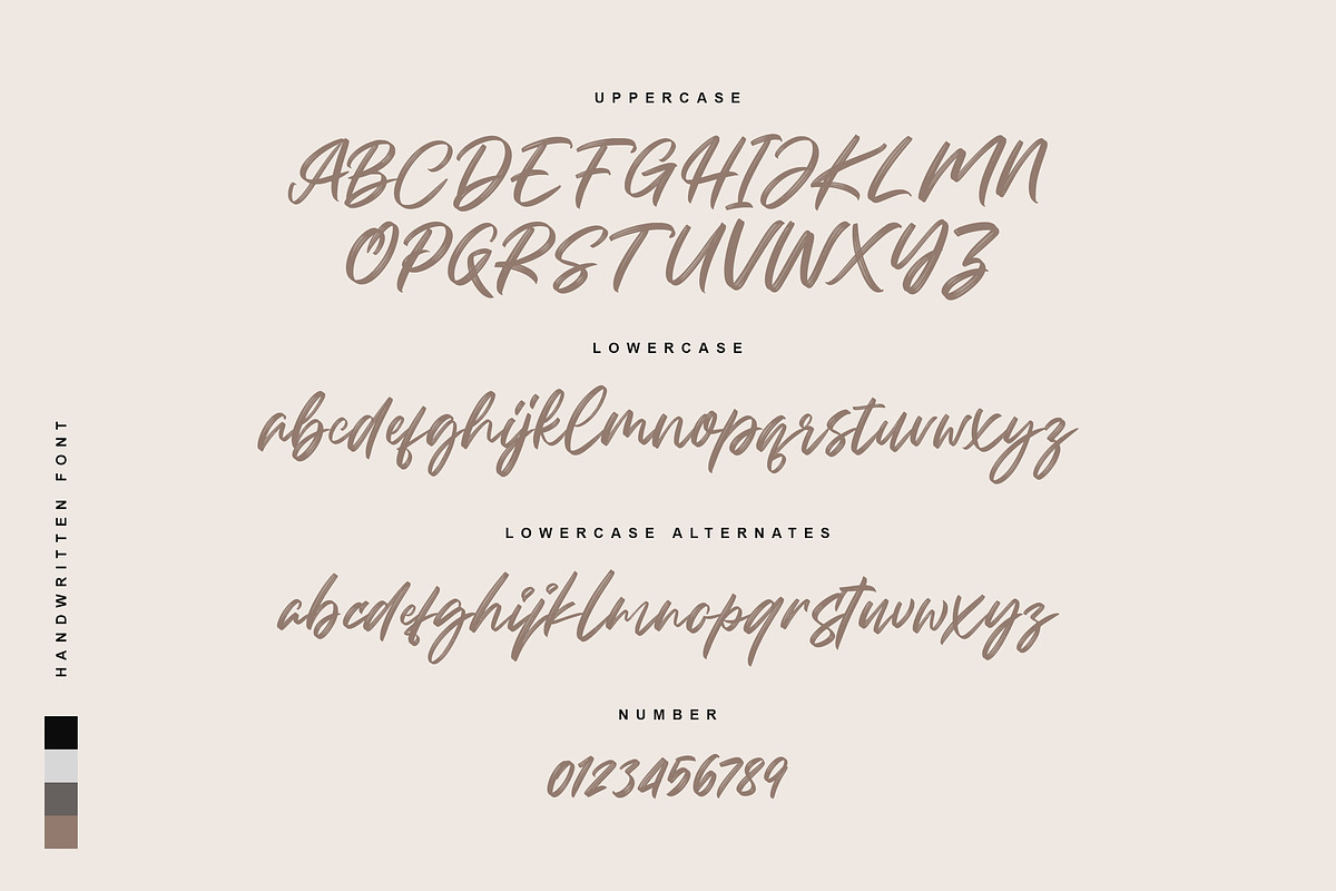 Batavie - Scratch Handwritten Font, a Handwritten Font by Typehand Studio (Photo 5 of 9)