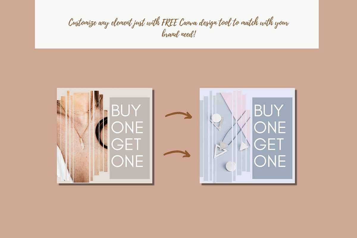 Jewelry Instagram templates Canva, a Social Media Template by Deepa ...