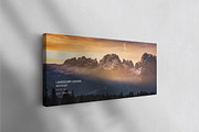 Landscape Canvas Ratio 5x2 Mockup, a Print Template by Mockups by Carlos Viloria (Thumbnail 4 of 5)