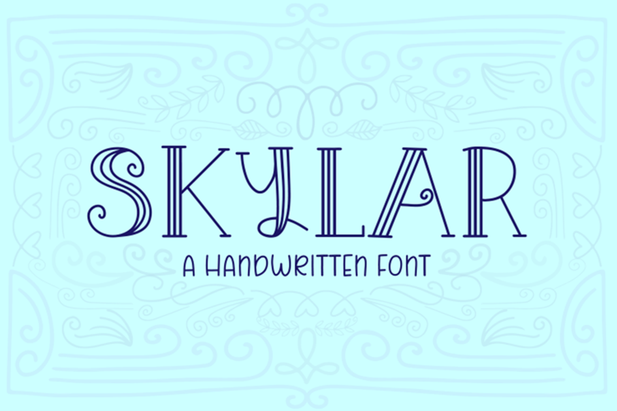 Skylar, a Serif Font by Carrtoonz (Photo 1 of 7)