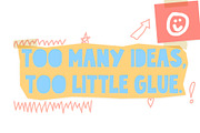 Playpaper! A Paper Cutout Font, a Handwritten Font by deadlock studio (Thumbnail 4 of 8)