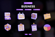 Business 3D Icon Design, an Object Graphic by Artnivora.Std (Thumbnail 1 of 4)