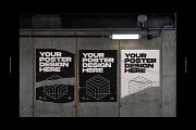 Urban Poster Wall Mockups, a Print Template by FLYERWRK (Thumbnail 7 of 11)