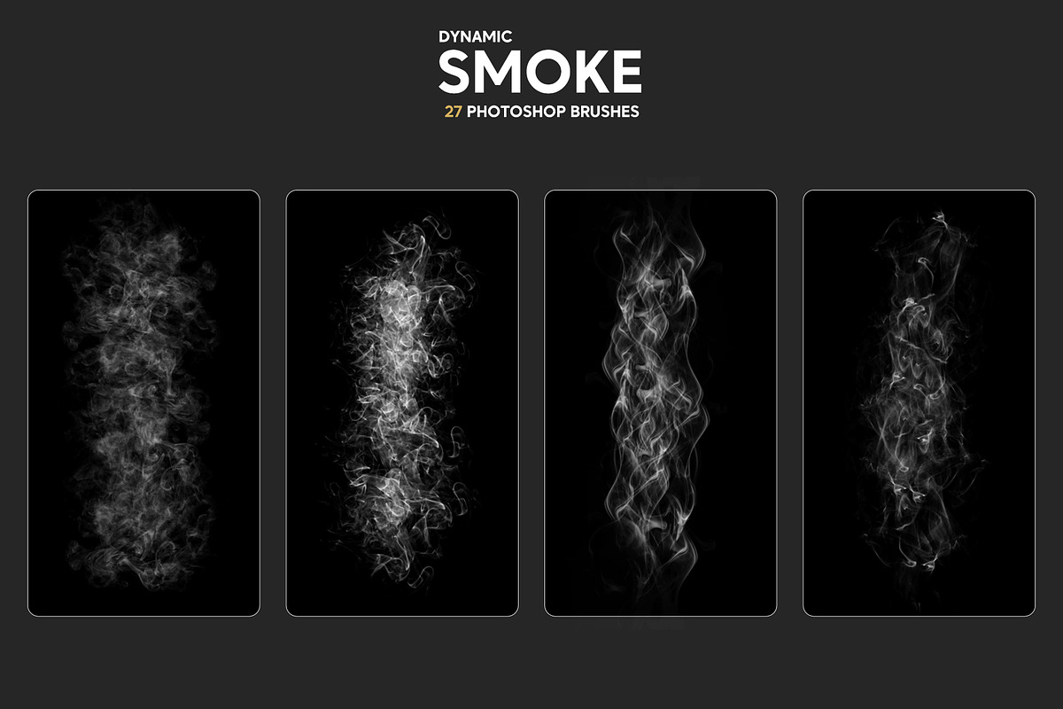 Smoke Photoshop Brushes, a Brush Add-On by Mohamed Saber (Photo 3 of 6)