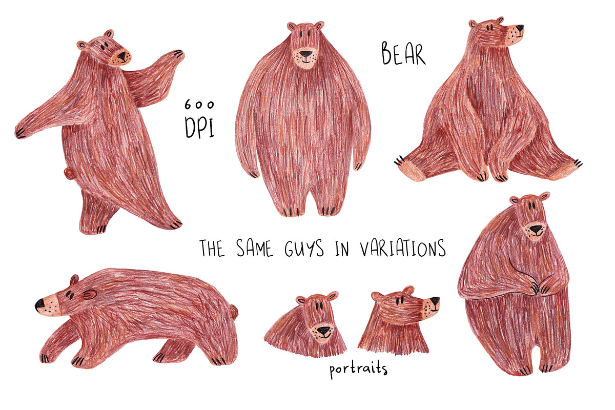Kids love funny animals. Part 3, an Animal Illustration by Annakniaz (Photo 3 of 13)