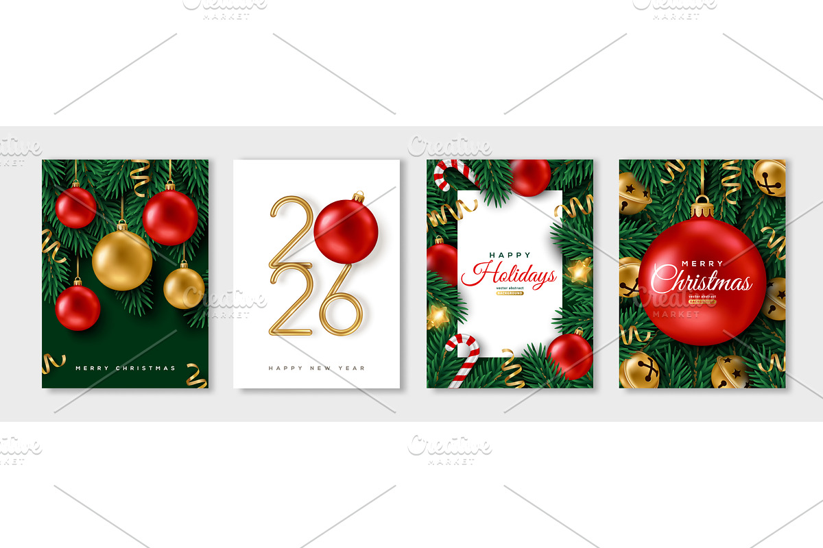 Merry Christmas 2026 posters, an Object Illustration by kotoffei