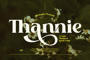 Thannie | Modern Display Serif