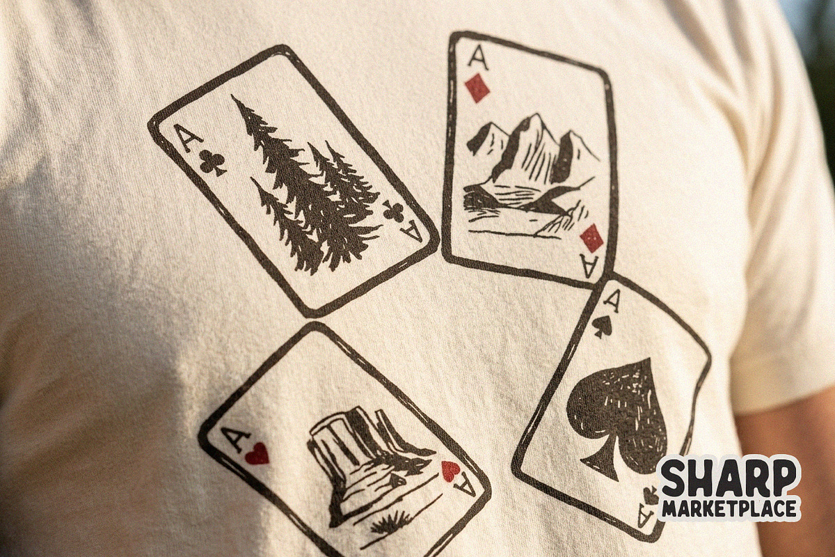 Western Ace Playing Cards Nature, an Object Graphic by SharpMarketplace (Photo 4 of 4)