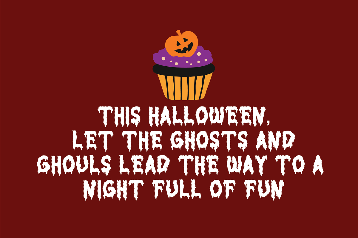 Horror Boat | Halloween Font, a Handwritten Font by Berdansabersama (Photo 3 of 8)