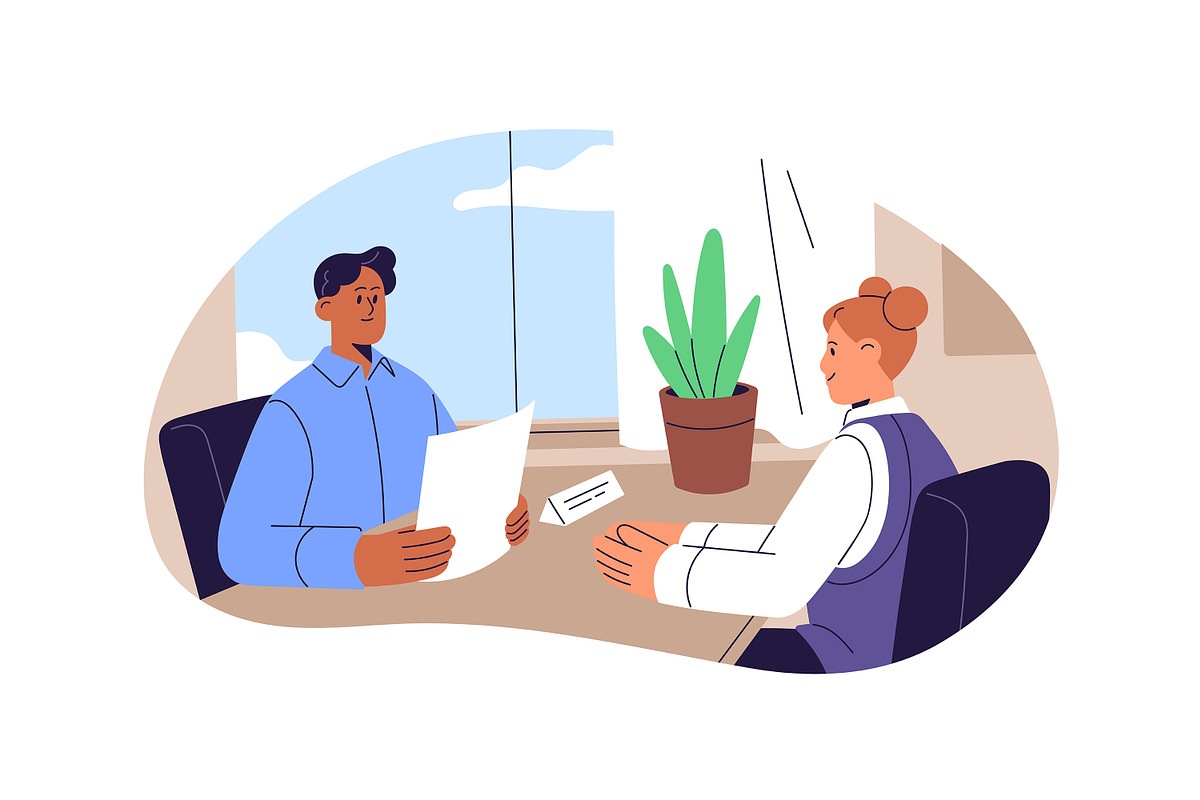 Office work, business communication, a Work Illustration by PaperTrident (Photo 2 of 6)