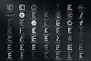 Letter E Logo Bundle Monogram Set, a Branding & Logo Template by Pixel Design (Thumbnail 5 of 7)