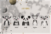 EXOTIC BABIES watercolor set, an Animal Illustration by Natali Smolova (Thumbnail 4 of 8)