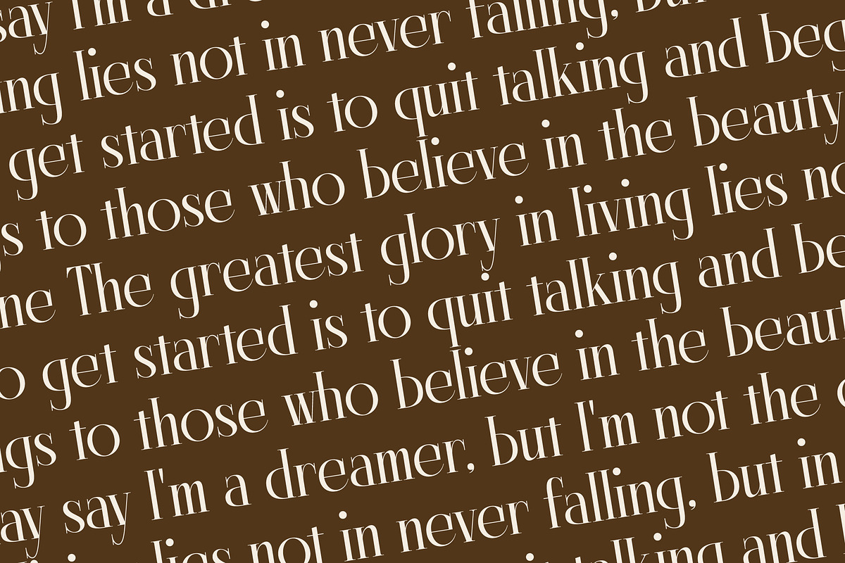 Lagona Display Typeface Serif Font, a Serif Font by timelesstype.co (Photo 17 of 20)