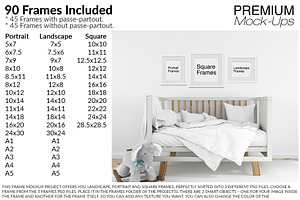 Nursery Crib Frame & Wall Set