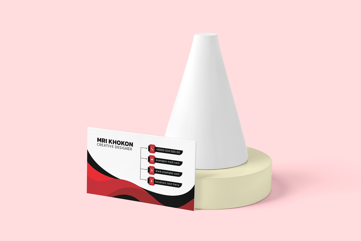 Unique Business Card Design, a Business Card Template by MRI STUDIO (Photo 8 of 9)